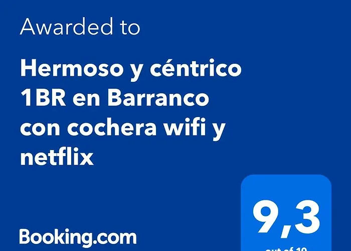 Hermoso Y Centrico 1Br En Barranco Con Cochera Wifi Y Netflix